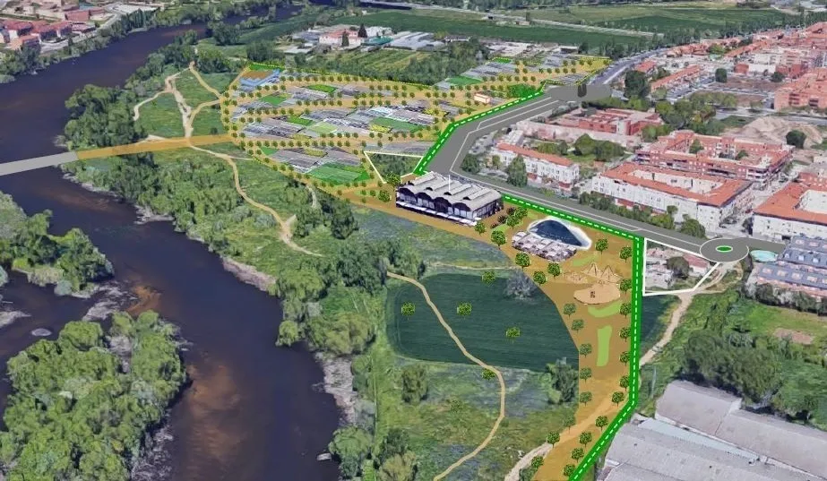 Plano de esta intervención para el riego