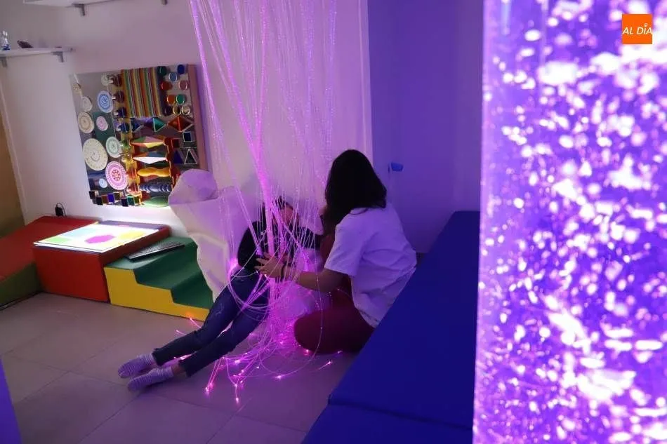 Aspace amplía sus servicios con una sala de estimulación multisensorial
