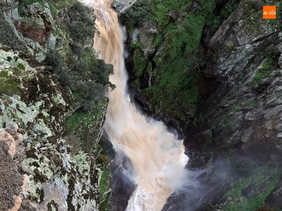 El Cachón del Camaces recupera su belleza con la borrasca Elsa