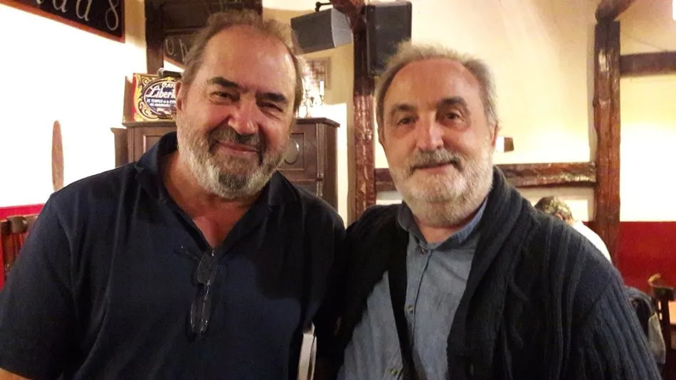 Paxti Andión y Valentín Martín