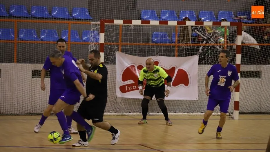 Un partido el torneo solidario de AVIVA / Lydia González