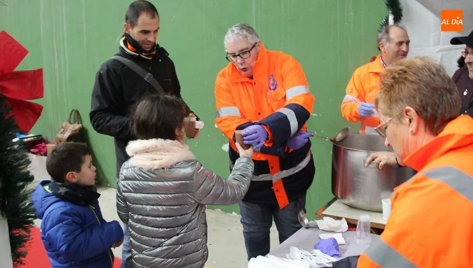 Asemvi había preparado hasta 200 raciones de chocolate / CORRAL