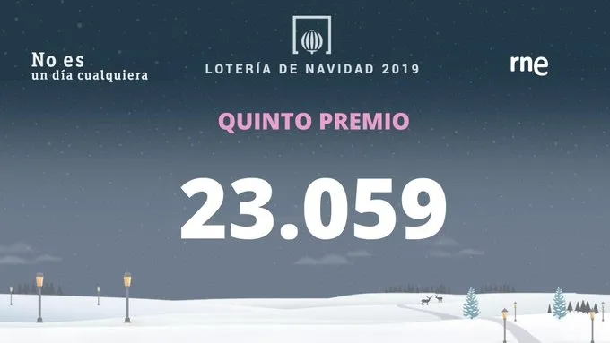 El 23.059, tercer quinto premio del Sorteo de Navidad 2019, íntegro para Palamós (Gerona)