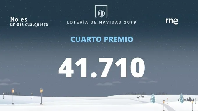 El 41.710, el primer cuarto premio del Sorteo de Navidad 2019, cae en nueve provincias  