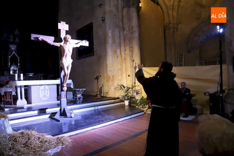 Representación de la Navidad Franciscana en la iglesia de San Martín / Lydia González