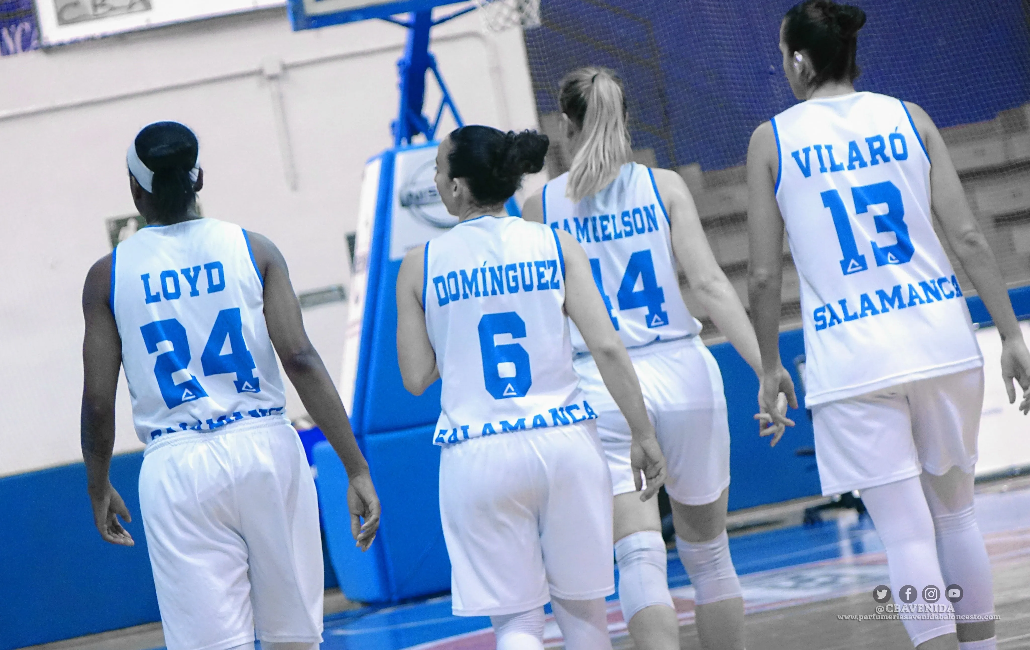 Jugadoras de Perfumerías Avenida durante un encuentro de liga / CB Avenida