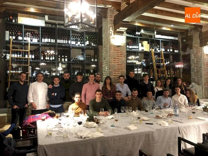 Asistentes a la cena de Navidad del Piensos Durán Albense