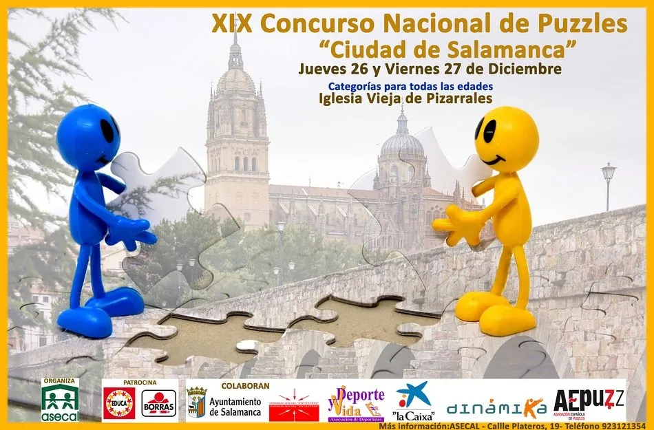 Foto 2 - Todo listo para el XIX Concurso Nacional de Puzles Ciudad de Salamanca