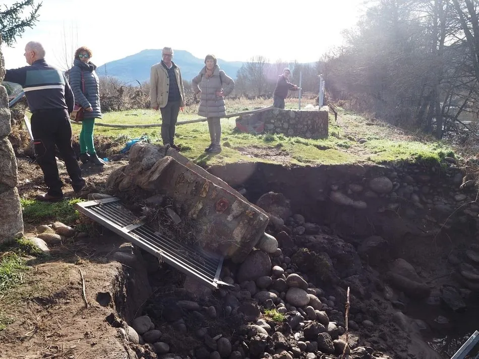La delegada del Gobierno en Castilla y León, Mercedes Martín, visita los daños causados por el temporal en El Barco de Ávila (Ávila) - DELEGACIÓN DEL GOBIERNO