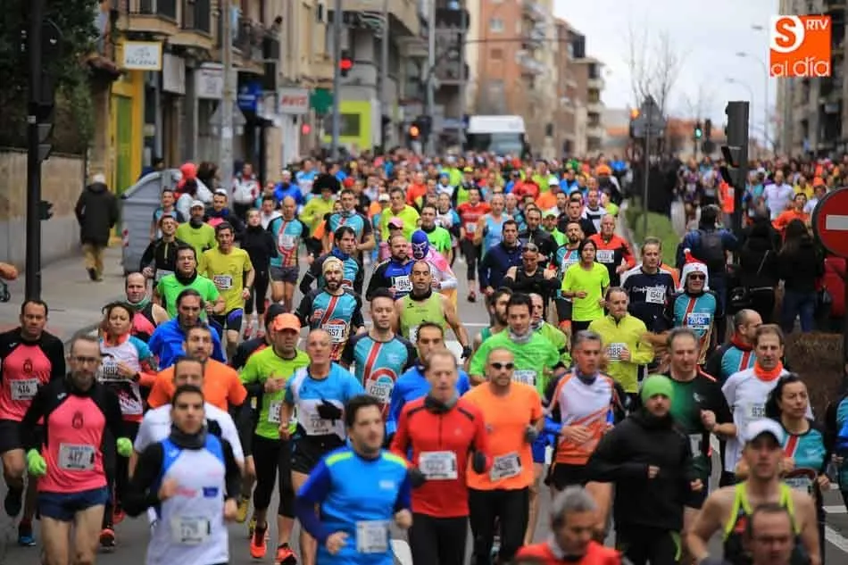 Una prueba anterior de la San Silvestre