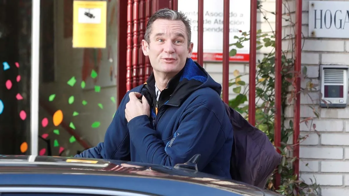 Urdangarin, pillado por las cámaras anteriormente