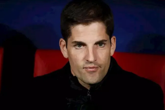 El exseleccionador nacional de fútbol Robert Moreno en el partido de clasificación para la Eurocopa de 2020 contra Rumanía en el Wanda Metropolitano - Oscar J. Barroso / AFP7 / Europa Press - Archivo