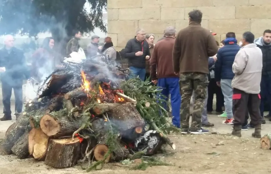 Foto 4 - Villar de Ciervo disfruta por primera vez de una matanza popular  