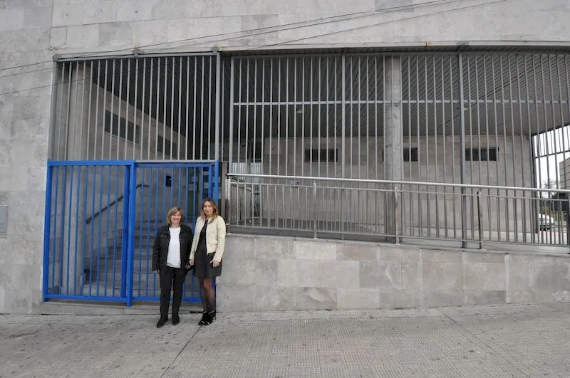 Las concejalas Esther Casado y Marta Labrador del Ayuntamiento de Santa Marta