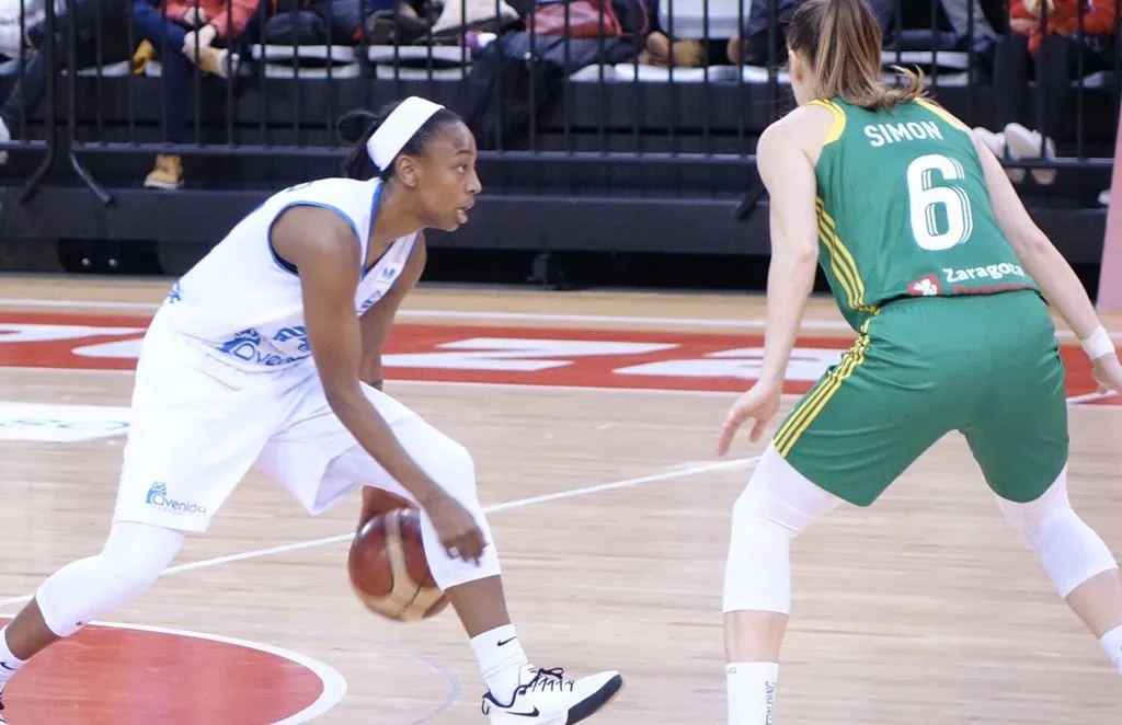 Loyd se pasa el balón entre las piernas / @CBAvenida