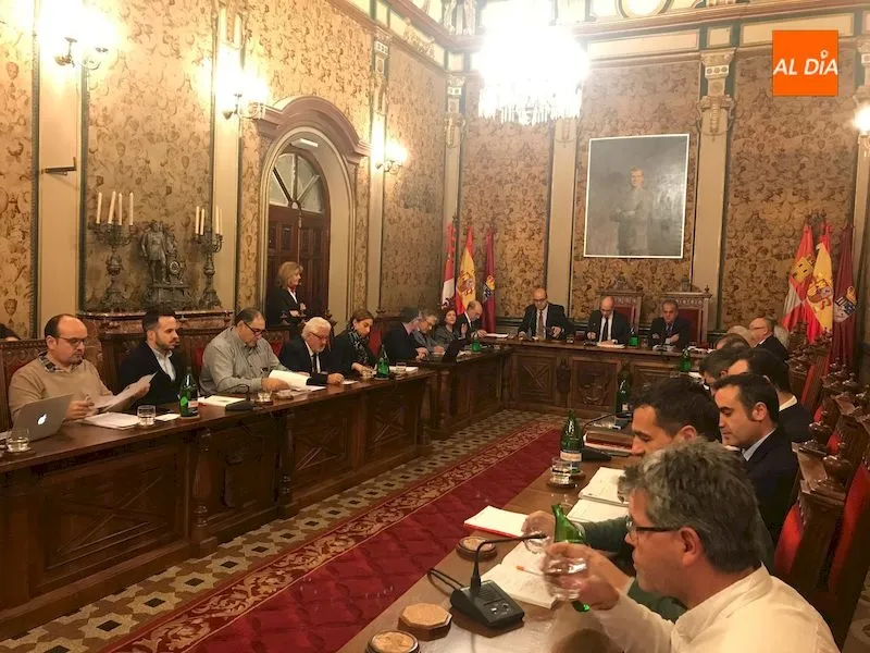 Sesión plenaria celebrada esta mañana en la Diputación de Salamanca