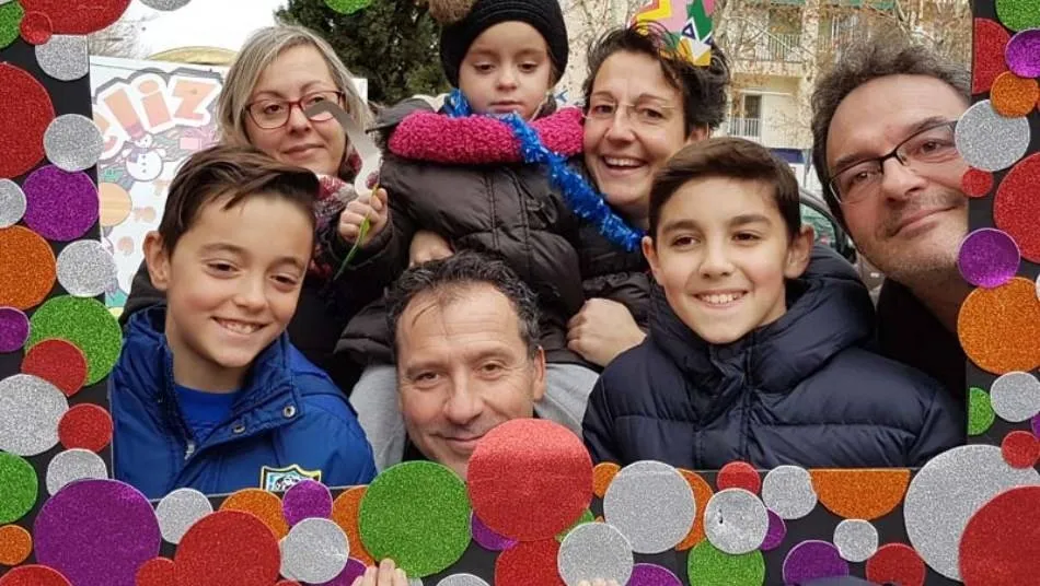 Nochevieja anticipada en el Barrio Vidal. Foto de archivo