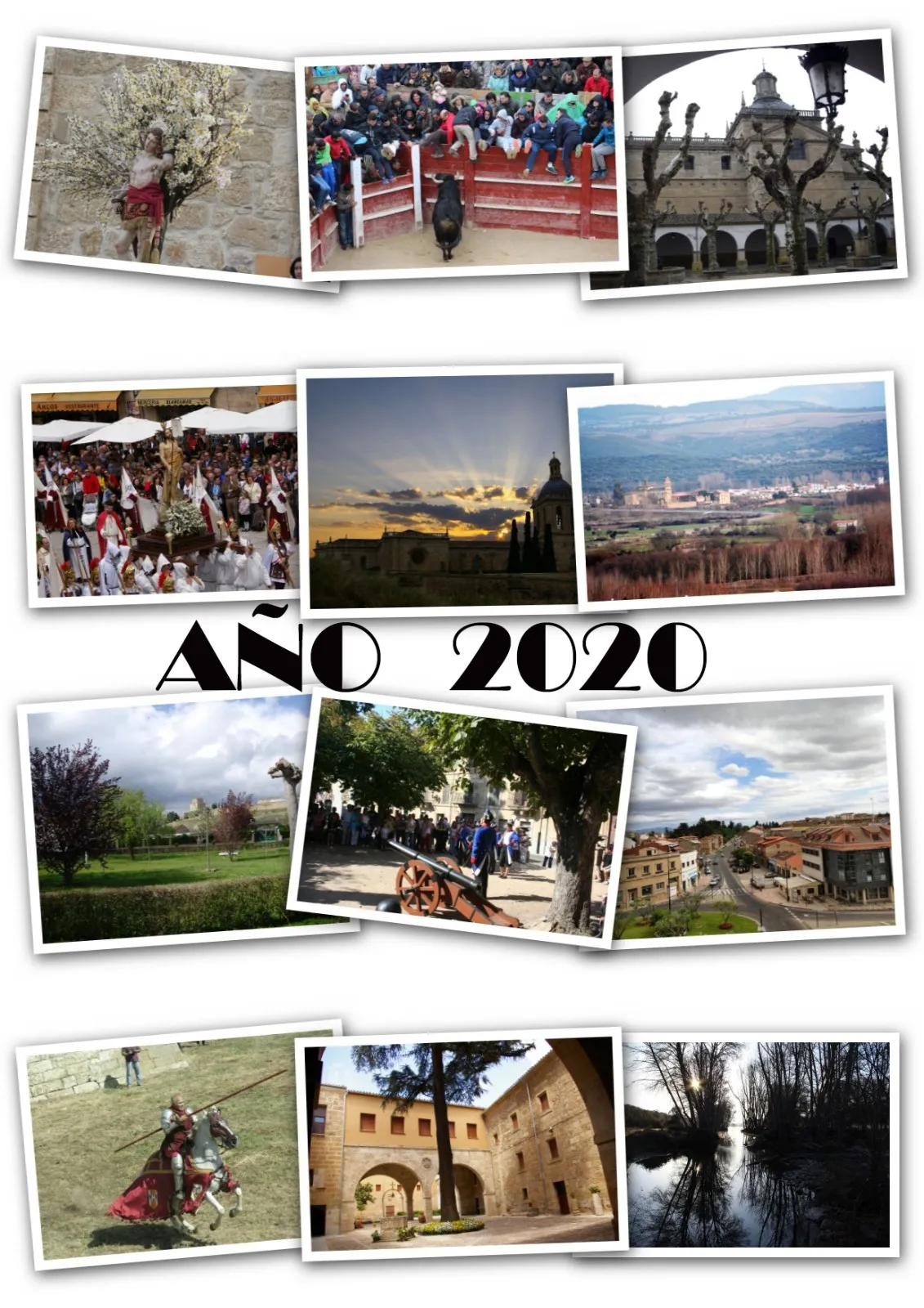 Enrique González crea un calendario 100% mirobrigense con rincones y eventos de la ciudad  