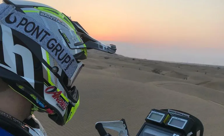 Lorenzo Santolino vuelve al Dakar un año después con mucha ilusión. Fotos: L. Santolino Sherco