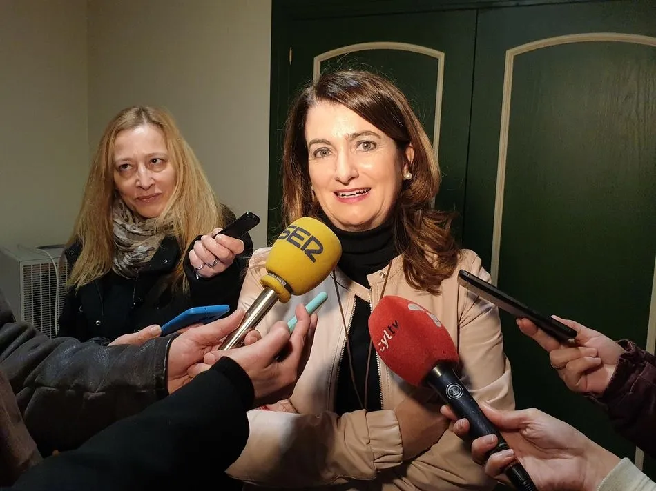 María Victoria Bermejo atiende a los medios. - EUROPA PRESS