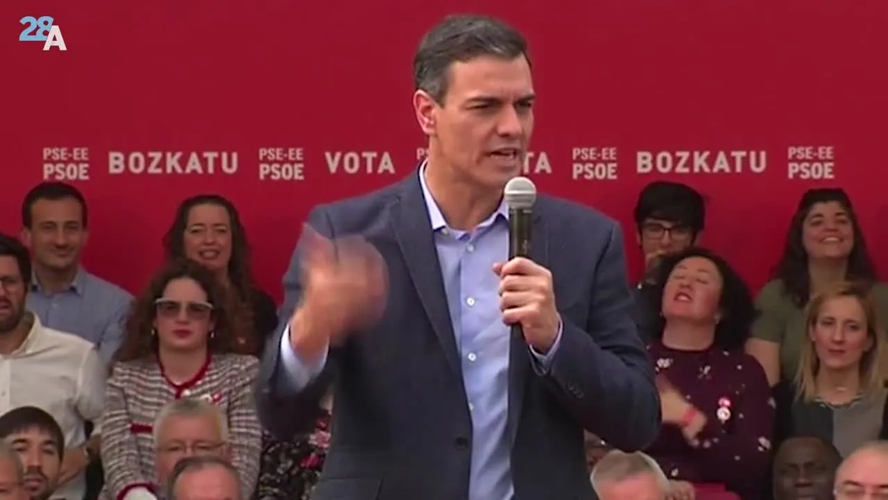 Sánchez, en un discurso