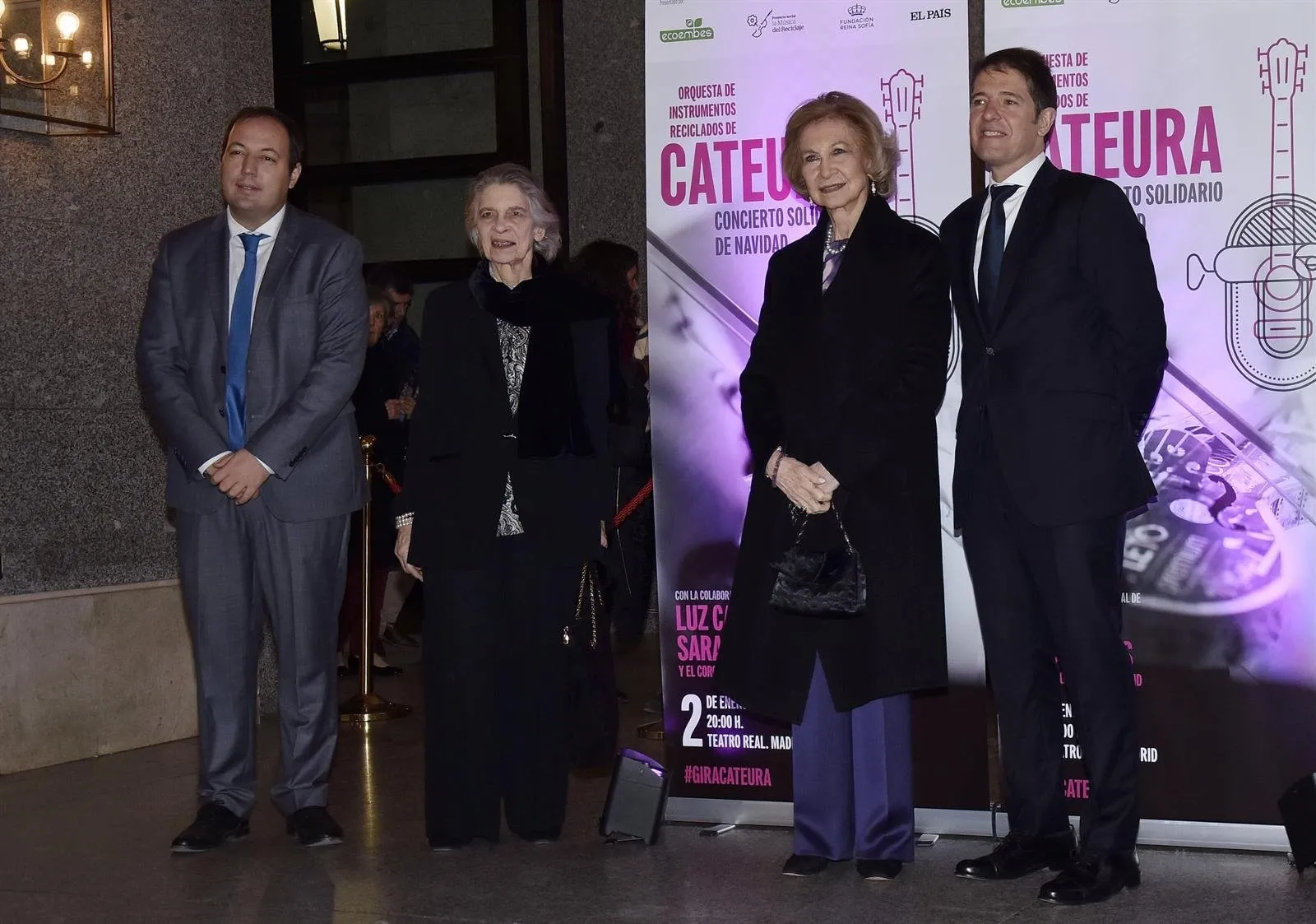 La Reina Sofía, en el Teatro Real de Madrid / EP