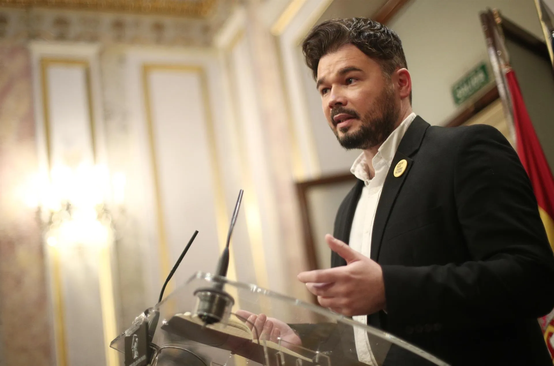 El portavoz adjunto de Esquerra Republicana (ERC), Gabriel Rufián / Europa Press