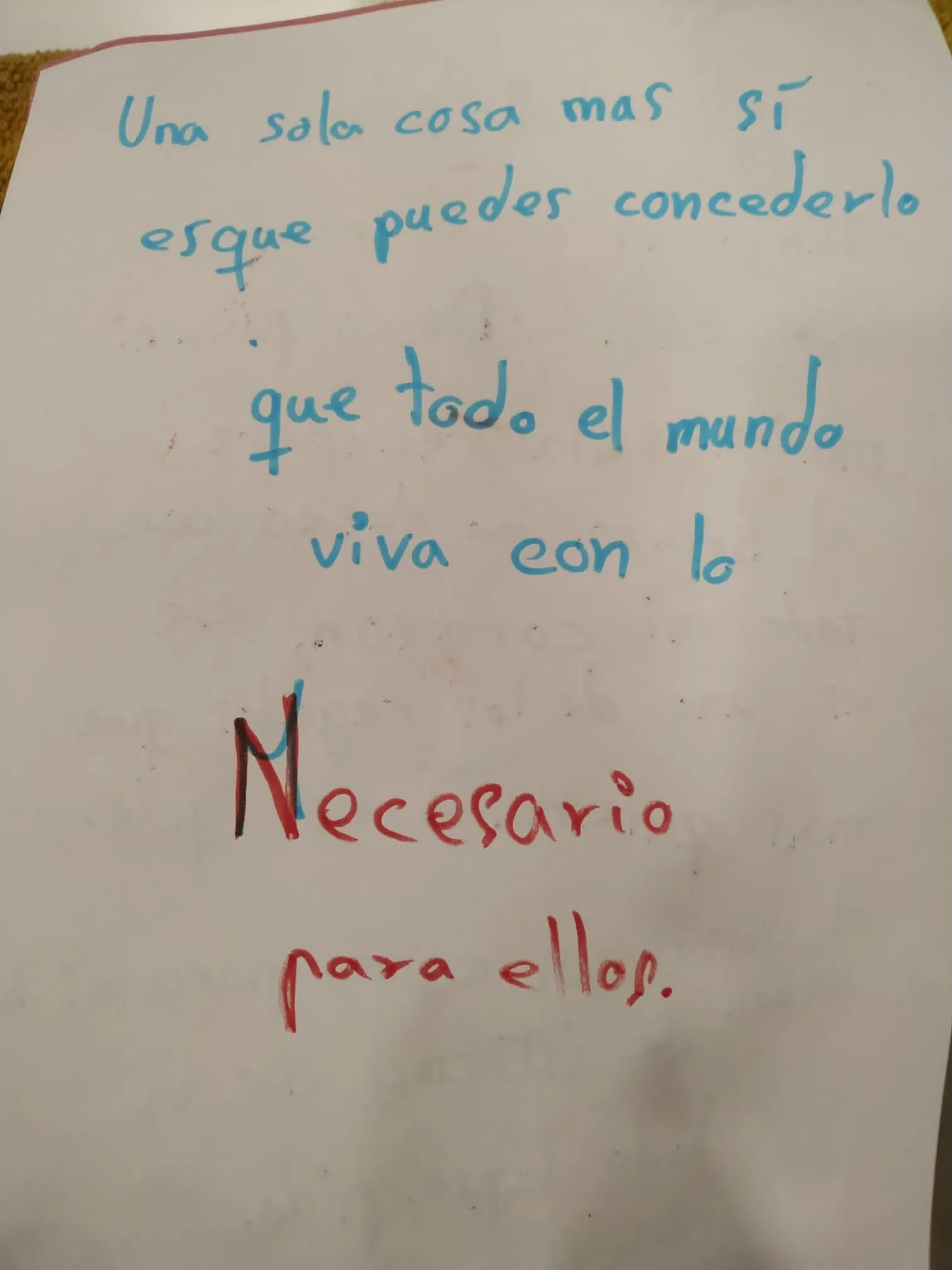 Foto 2 - La emotiva carta de una ni&ntilde;a a los Reyes Magos en la que pide que su madre se cure de ELA