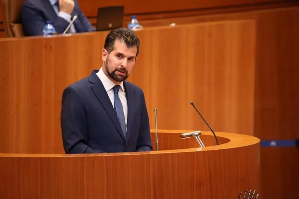 Tudanca durante una intervención en las Cortes de Castilla y León / Archivo