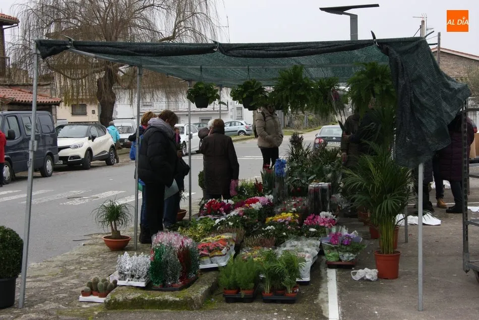 Foto 2 - El mercadillo de Trabanca arranca 2020 con una buena afluencia de p&uacute;blico y de comerciantes  