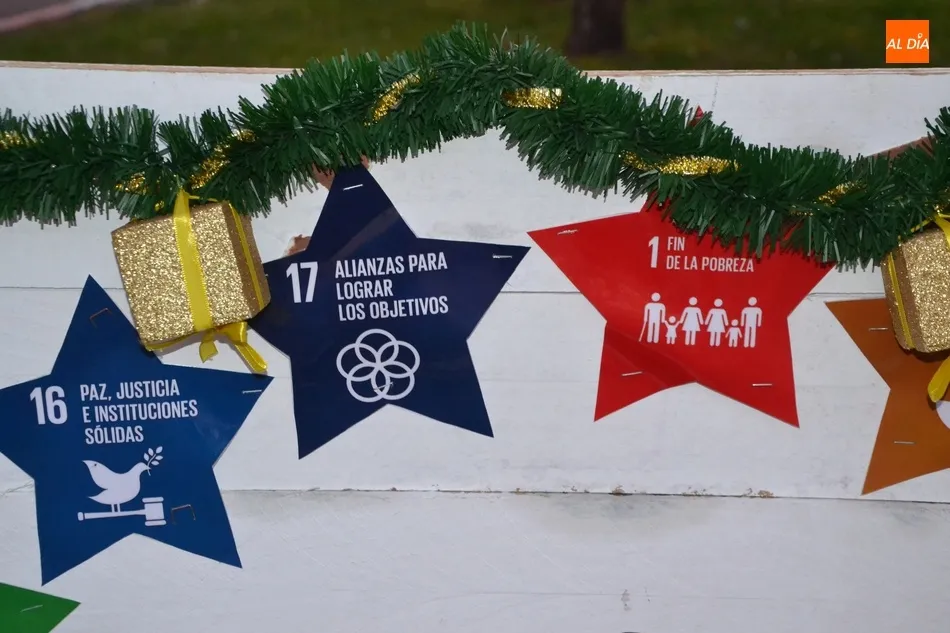 Los 17 Objetivos de Desarrollo Sostenible marcan la composición navideña callejera de San...