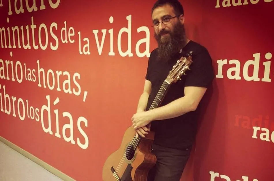 El salmantino Andrés Sudón durante la promoción de Dudas Pop