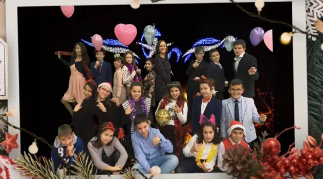 Uno de los grupos del Colegio San Francisco