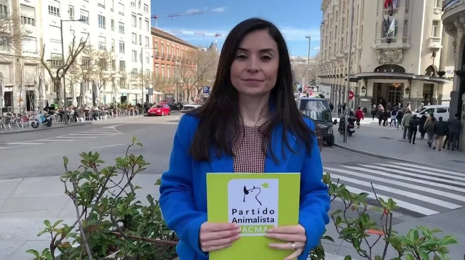 La presidenta de PACMA, Laura Duarte