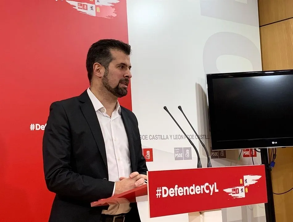 El secretario general del PSCyL, Luis Tudanca. - EUROPA PRESS