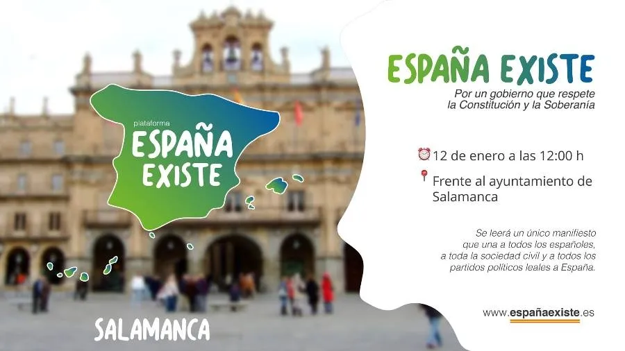 Foto 2 - Vox Salamanca anima a llenar la Plaza de banderas de Espa&ntilde;a para defender la Constituci&oacute;n  