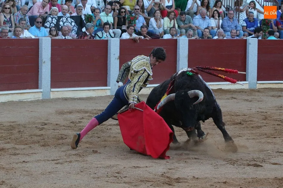 Uno de los toros del ganadero Moisés Fraile durante la espectacular corrida de la Feria Guijuelense con el Capea y Perera