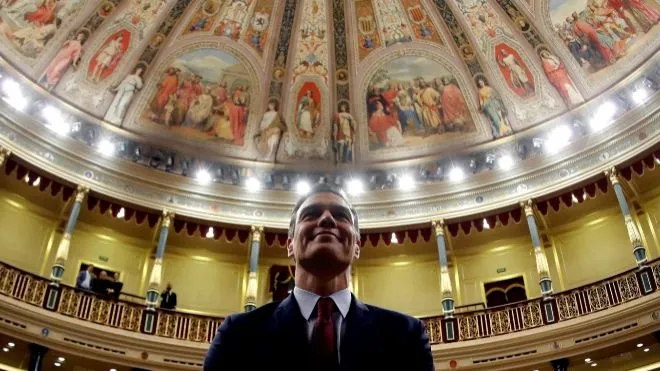 El presidente del Gobierno, Pedro Sánchez