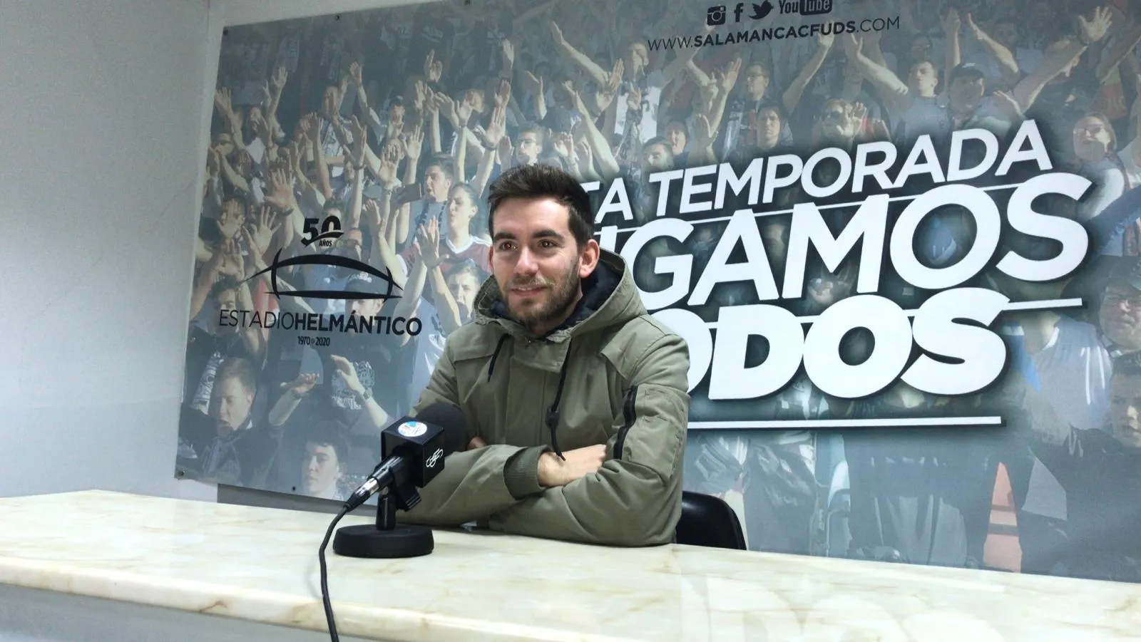 Pablo Cortés durante la rueda de prensa