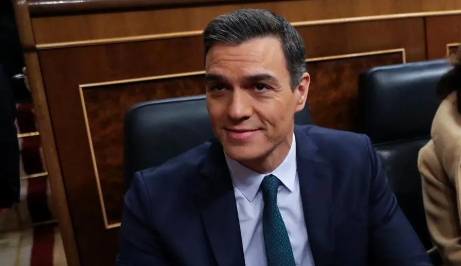 El presidente del Gobierno, Pedro Sánchez en el Congreso de los Diputados. Foto de Jesús Hellín - EP