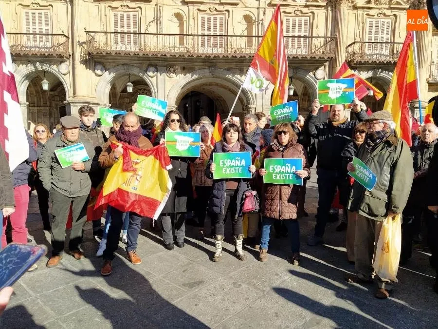 Foto 8 - Cerca de 500 salmantinos se unen a la movilizaci&oacute;n de Vox para exigir al Gobierno respeto a Espa&ntilde;a