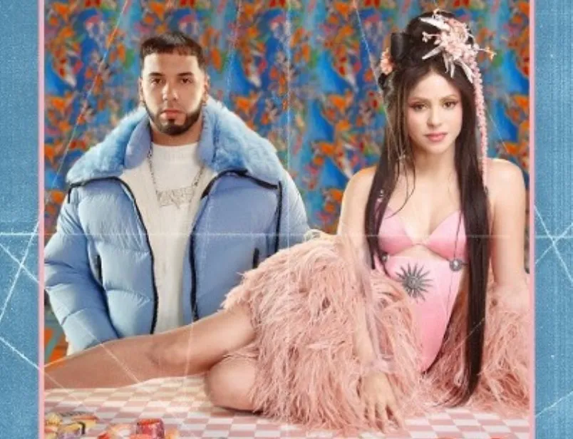 Portada del último sencillo de Shakira con Anuel AA
