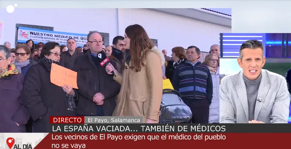Foto 2 - El programa nacional &lsquo;Cuatro Al D&iacute;a&rsquo; se hace eco de la reivindicaci&oacute;n sanitaria de El Payo  