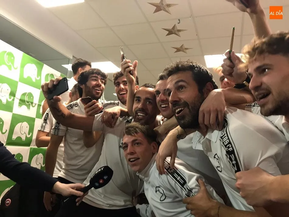 Alegría en Unionistas tras el cruce con el Real Madrid