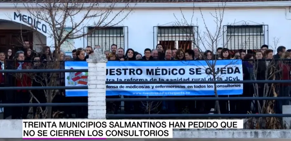 La Sexta también se hace eco de las protestas sanitarias de la comarca de Ciudad Rodrigo  