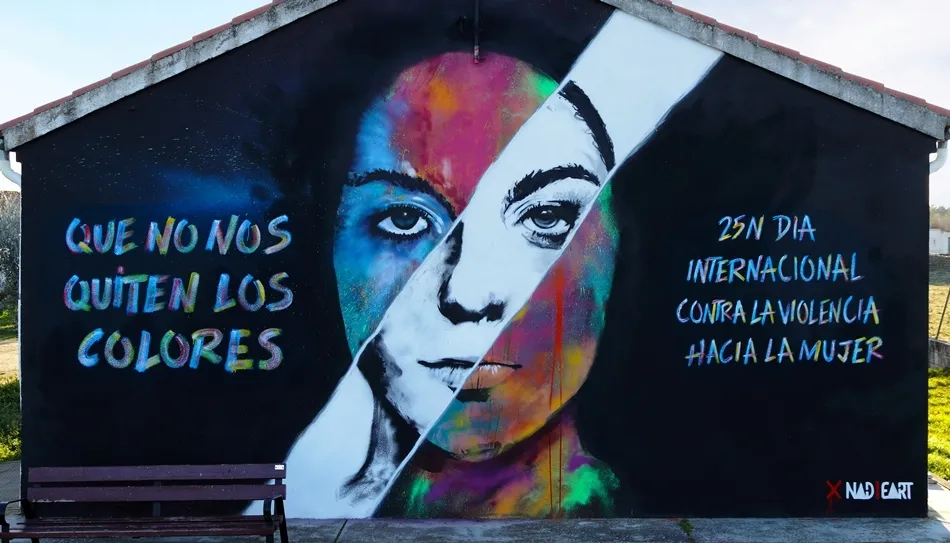 Nuevo mural en El Sahugo | Fotos: Diana Martín Heras