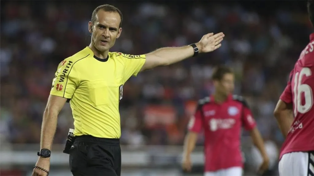 Melero López, en un partido