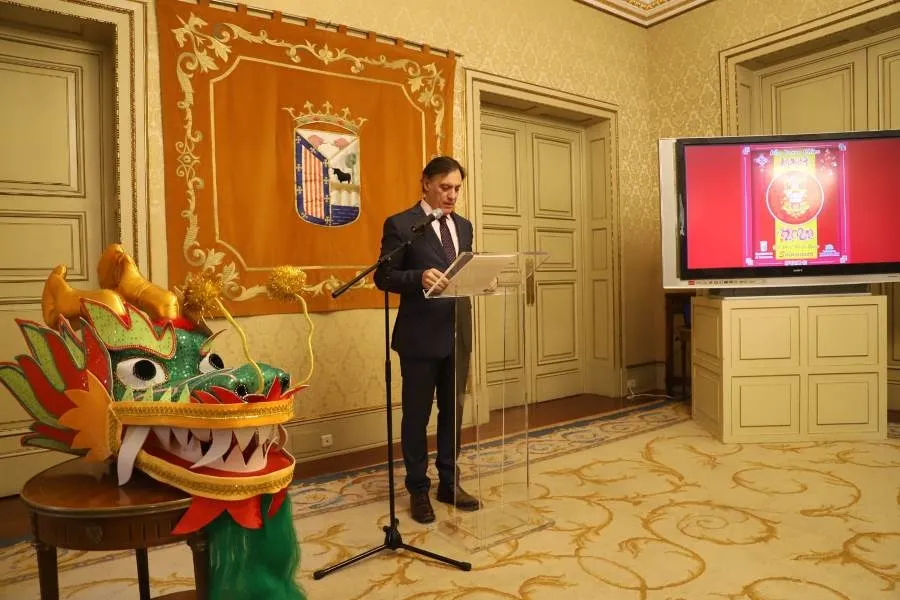 Presentación de los actos del Año Nuevo Chino que se celebrarán en Salamanca. Foto de Lydia González