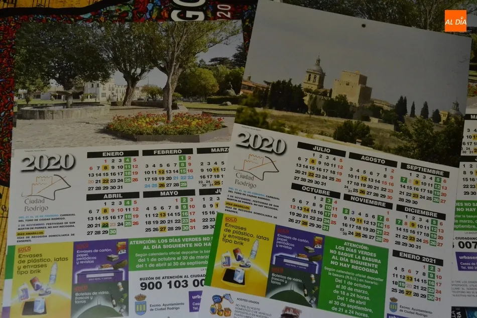 Ya están disponibles los calendarios ‘de la basura’ del año 2020  