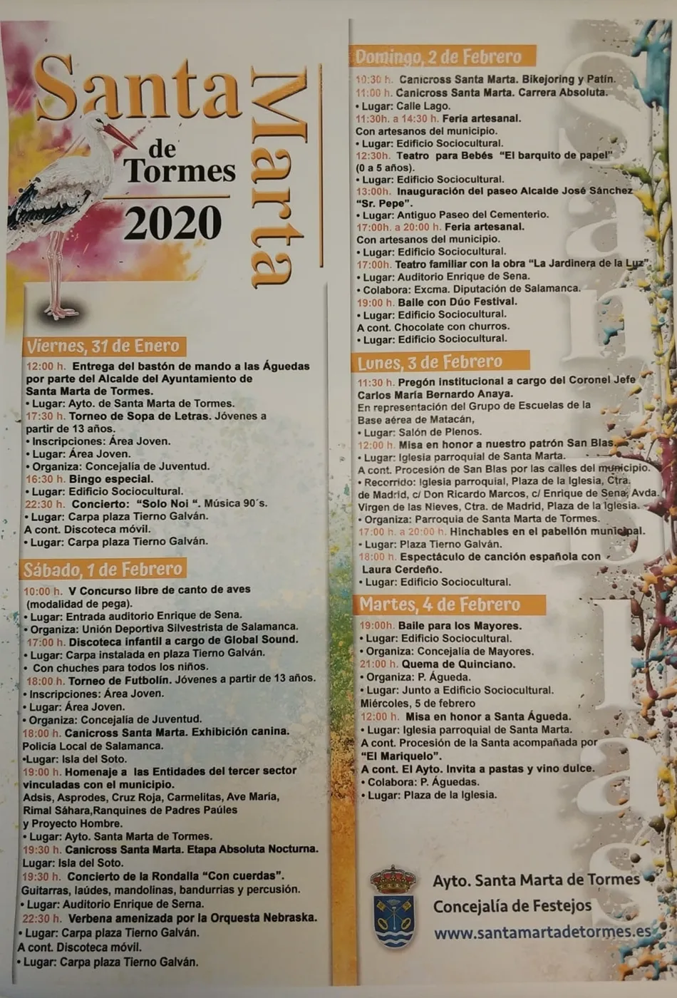 Foto 2 - Completo programa de actividades para celebrar las fiestas de San Blas en Santa Marta